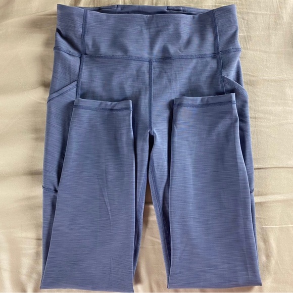 Lululemon Invigorating tights nwot Heathered Peri Purple size 6 8 - Picture 3 of 11